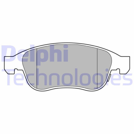 DELPHI LP3588 Klocki hamulcowe Przód dla