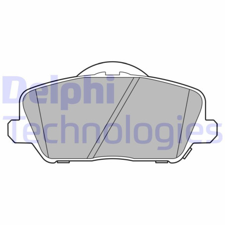 DELPHI LP3591 Klocki hamulcowe Przód dla