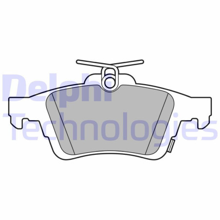 DELPHI LP3600 Pastiglie freno Posteriore per