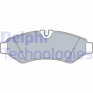 DELPHI LP3549 Plaquettes de frein Arrière pour