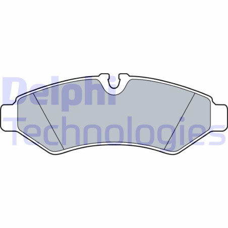 DELPHI LP3549 Brzdové platničky Zadné pre