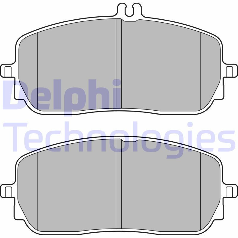 DELPHI LP3437 Pastiglie freno Anteriore per