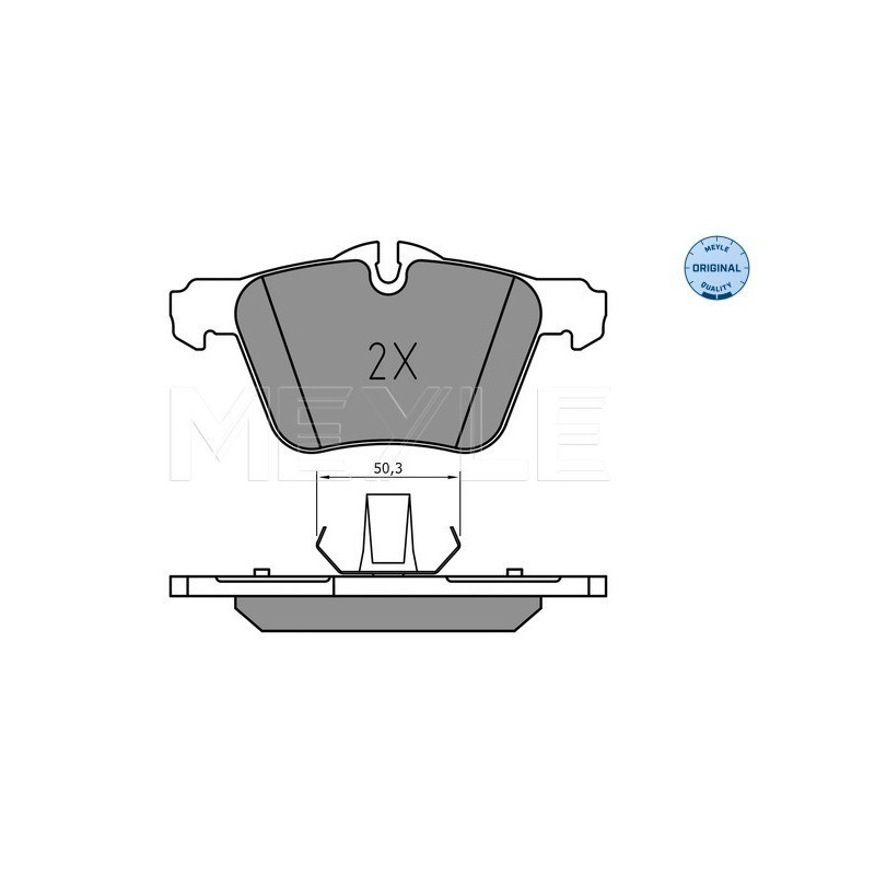 MEYLE 025 240 7920 Klocki hamulcowe przód dla F-Type XF XJ XK S-Type
