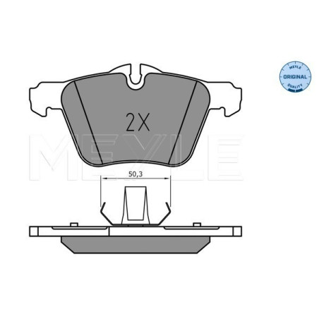 MEYLE 025 240 7920 Pastiglie freno anteriore per F-Type XF XJ XK S-Type