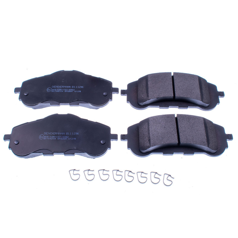 DENCKERMANN B111296 Brzdové destičky Přední pro