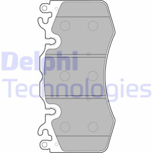 DELPHI LP2187 Klocki hamulcowe Przód dla
