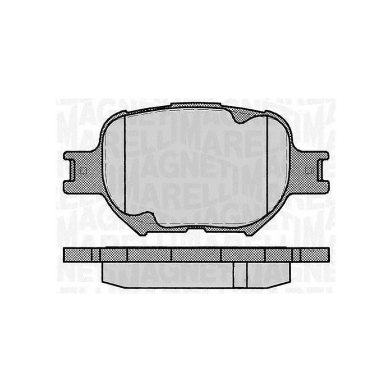 MAGNETI MARELLI 363916060493 Bremsbeläge Vorne für
