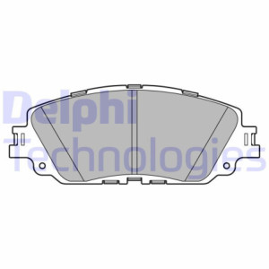 DELPHI LP3596 Pastiglie freno Anteriore per