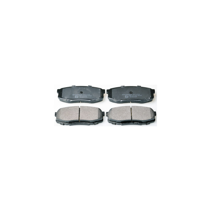 DENCKERMANN B111274 Brake Pads Set Rear for