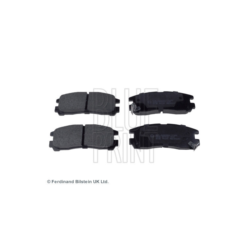 BLUE PRINT ADC44241 Pastillas de freno Trasero para