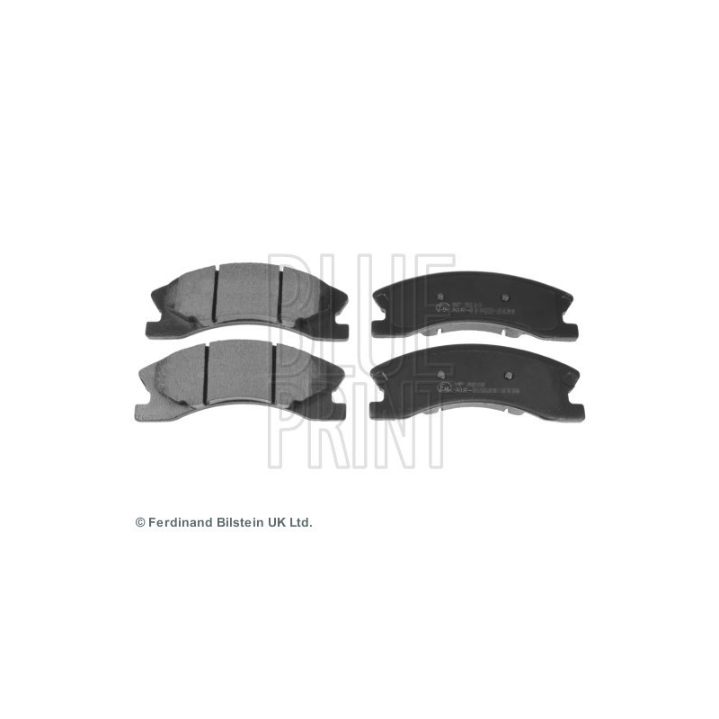 BLUE PRINT ADA104217 Brzdové platničky Predné pre