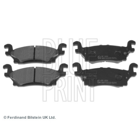 BLUE PRINT ADA104222 Pastillas de freno Trasero para