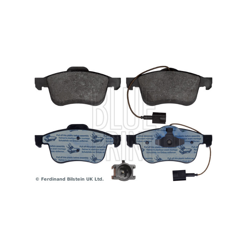 BLUE PRINT ADA104267 Pastillas de freno Delantero para