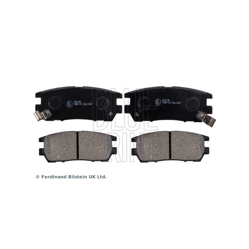 BLUE PRINT ADC44243 Bremsbeläge Hinten für