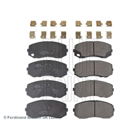 BLUE PRINT ADC44274 Brake Pads Set Front for Brake Pads Set Rear for