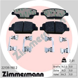 ZIMMERMANN 22139.190.2 Brake Pads