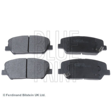 BLUE PRINT ADG042140 Brzdové platničky Predné pre