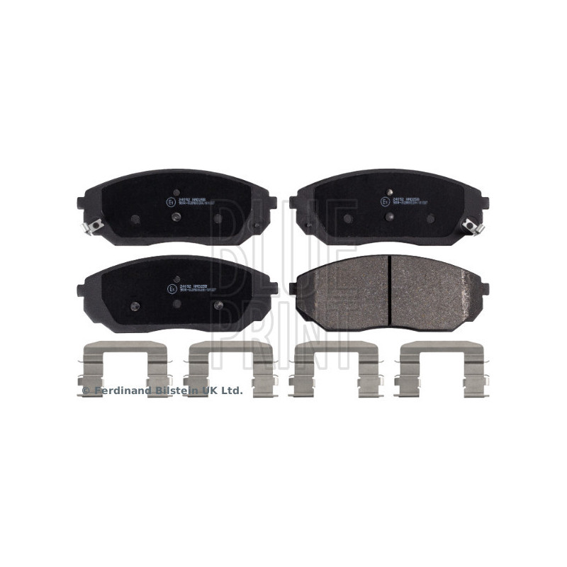 BLUE PRINT ADG04258 Brzdové platničky Predné pre