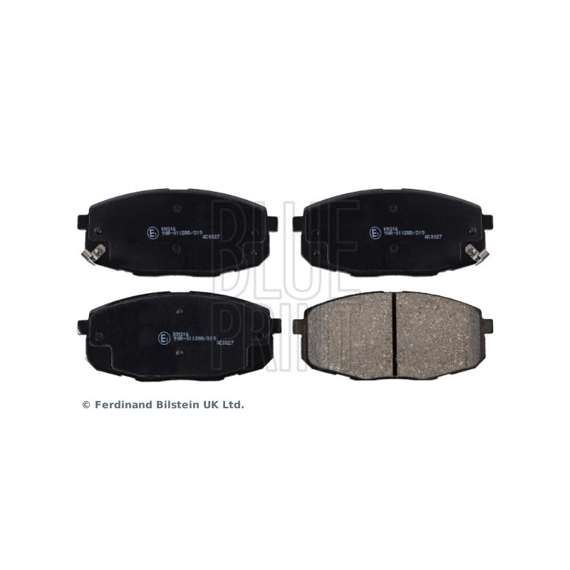 BLUE PRINT ADG04261 Brzdové destičky Přední pro