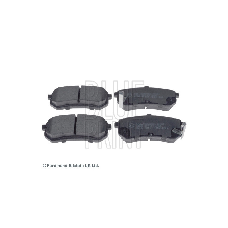 BLUE PRINT ADG04267 Brzdové platničky Zadné pre