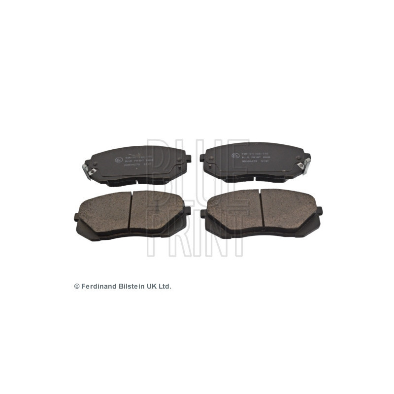 BLUE PRINT ADG04278 Brzdové platničky Predné pre