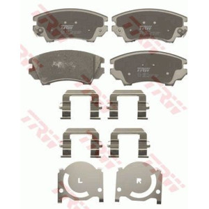 Pastiglie freno Anteriore per Chevrolet Opel Saab TRW GDB1783