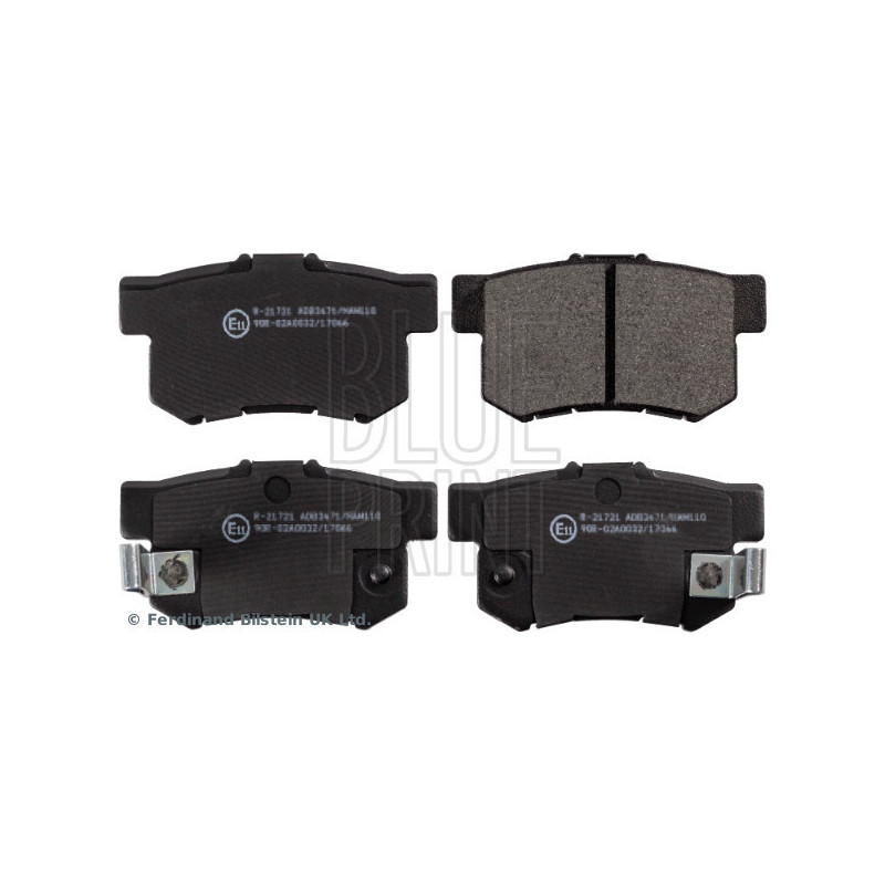 BLUE PRINT ADH24247 Brake Pads Set Rear for