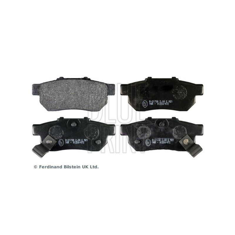 BLUE PRINT ADH24254 Bremsbeläge Hinten für