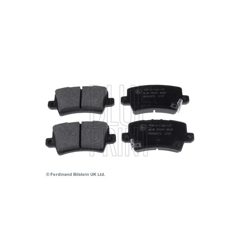 BLUE PRINT ADH24272 Pastillas de freno Trasero para