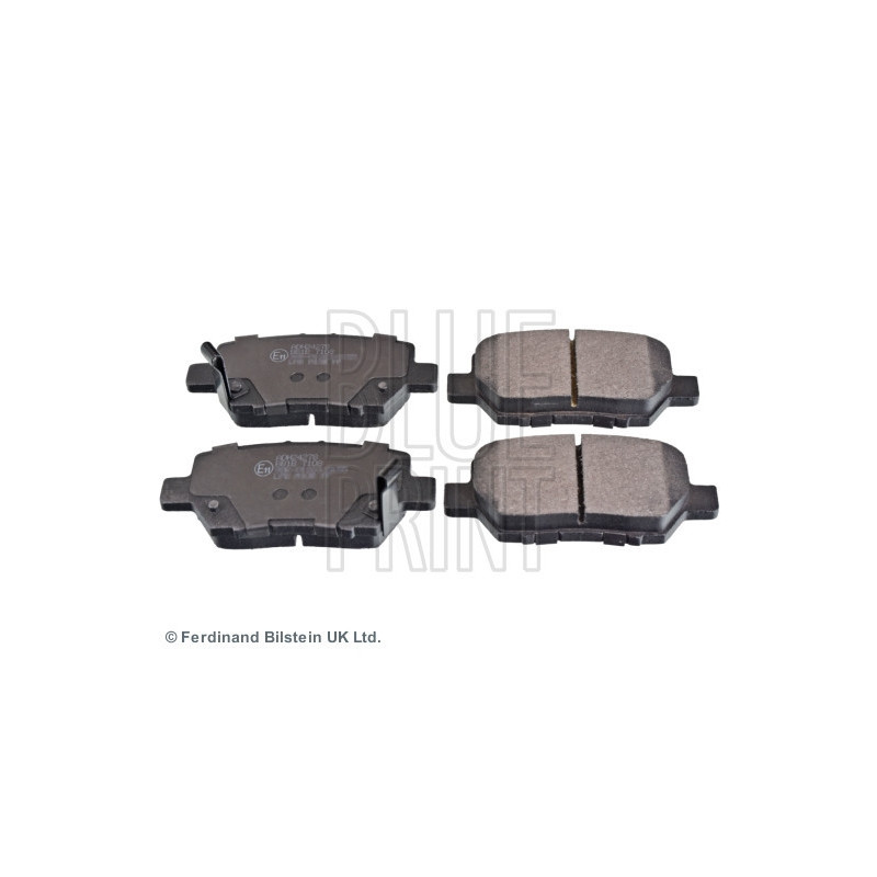 BLUE PRINT ADH24278 Pastillas de freno Trasero para