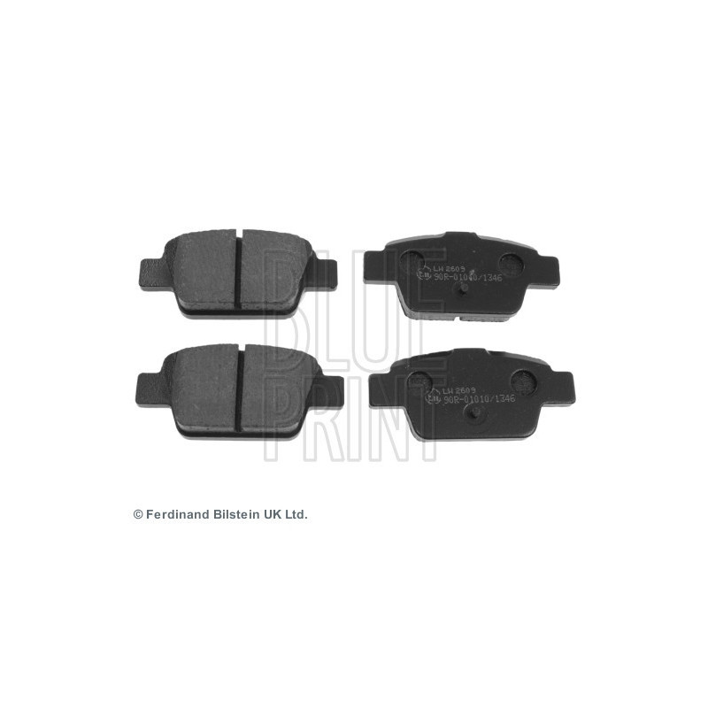 BLUE PRINT ADL144204 Brzdové platničky Zadné pre