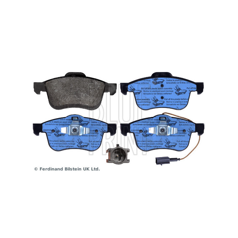 BLUE PRINT ADL144215 Brzdové platničky Predné pre