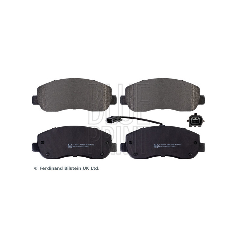 BLUE PRINT ADN142156 Brzdové destičky Přední pro