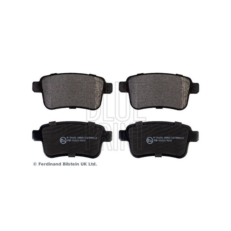 BLUE PRINT ADR164204 Brake Pads Set Rear for