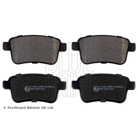 BLUE PRINT ADR164204 Pastiglie freno Posteriore per