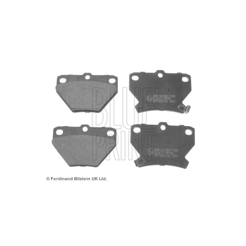 BLUE PRINT ADT342114 Plaquettes de frein Arrière pour