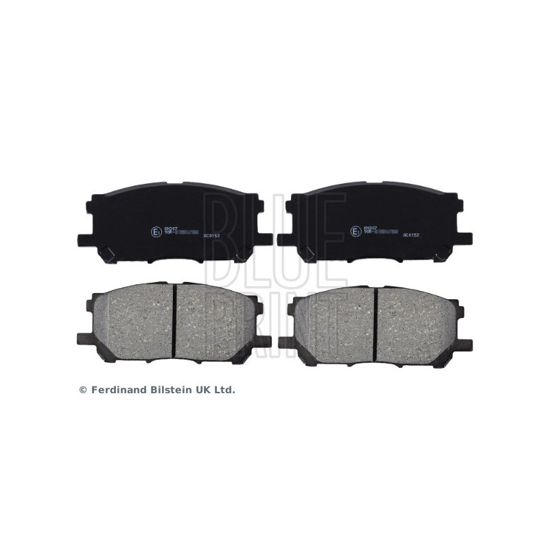 BLUE PRINT ADT342157 Brzdové platničky Predné pre