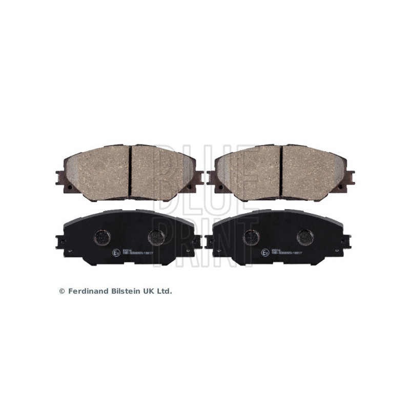 BLUE PRINT ADT342162 Brzdové destičky Přední pro