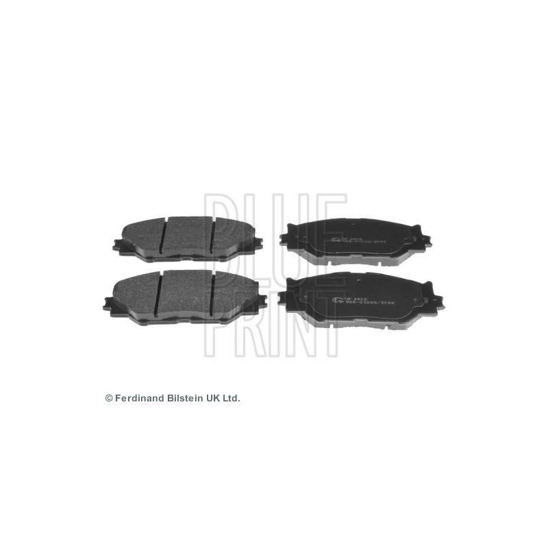 BLUE PRINT ADT342163 Brzdové platničky Predné pre