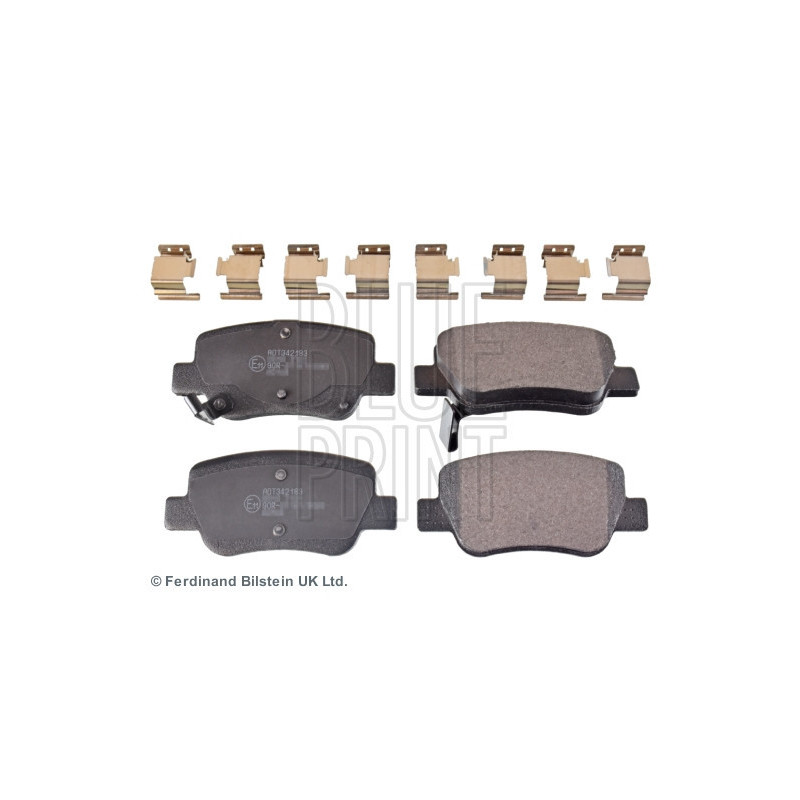 BLUE PRINT ADT342183 Brake Pads Set Rear for
