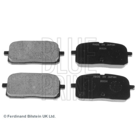 BLUE PRINT ADT34267 Bremsbeläge Hinten für