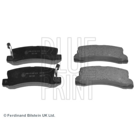 BLUE PRINT ADT34284 Bremsbeläge Hinten für