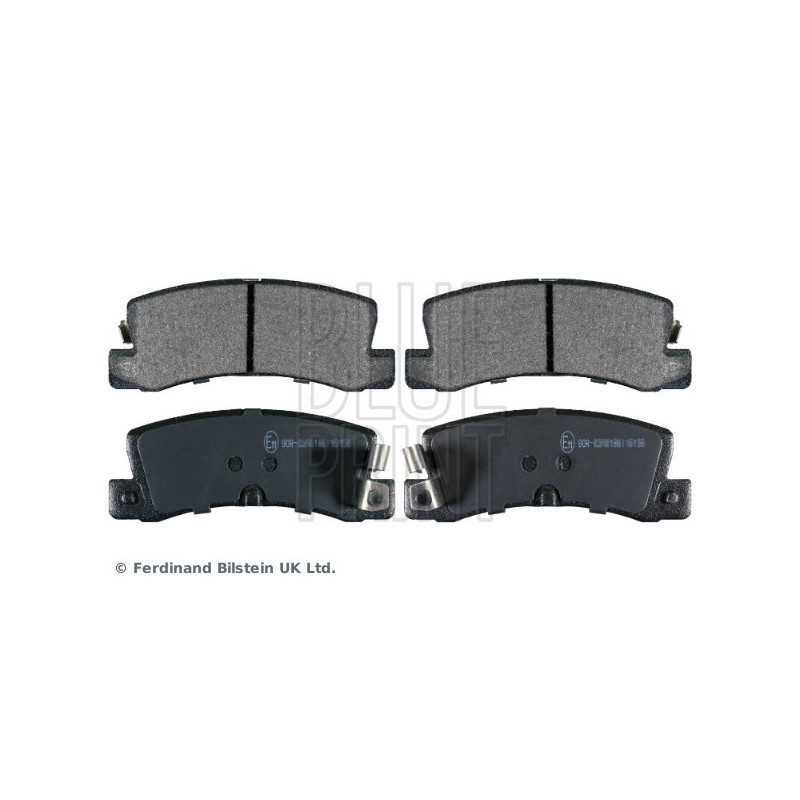 BLUE PRINT ADT34293 Brzdové platničky Zadné pre