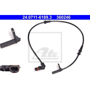 ATE 24.0711-6189.3 Czujnik ABS przód dla Mercedes C