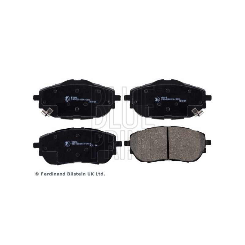 BLUE PRINT ADT342198 Bremsbeläge Vorne für