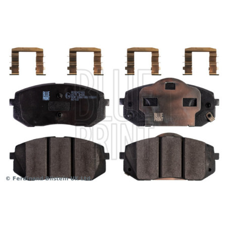 BLUE PRINT ADG042163 Brzdové platničky Predné pre