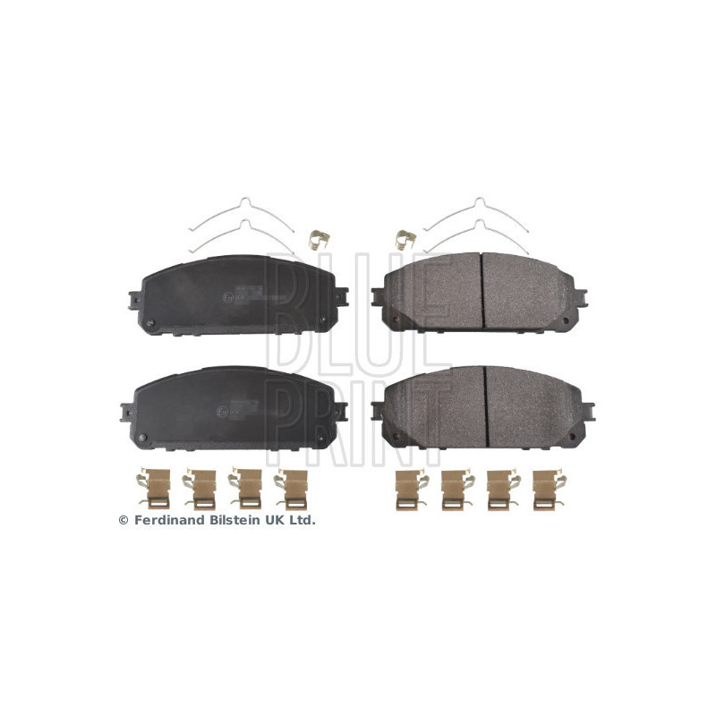 BLUE PRINT ADA104279 Brzdové platničky Predné pre