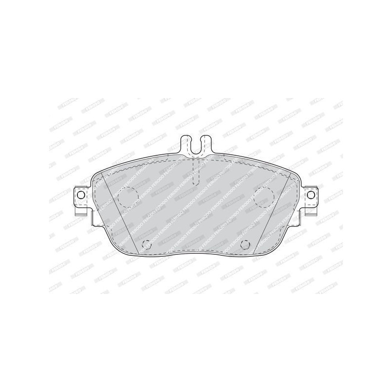 Plaquettes de frein Avant pour Mercedes A B CLA FERODO FDB4245