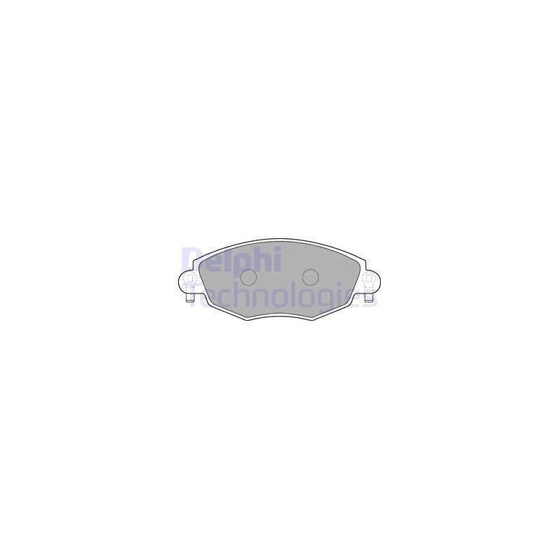 Brzdové platničky Predné pre Ford Mondeo Jaguar X-Type DELPHI LP1533