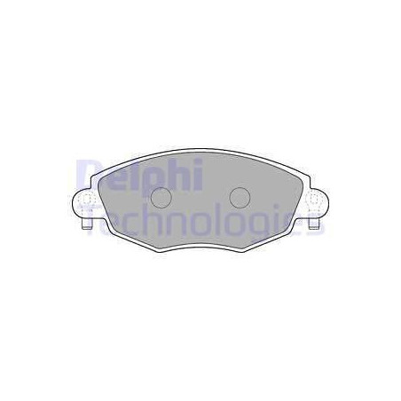 Klocki hamulcowe Przód dla Ford Mondeo Jaguar X-Type DELPHI LP1533